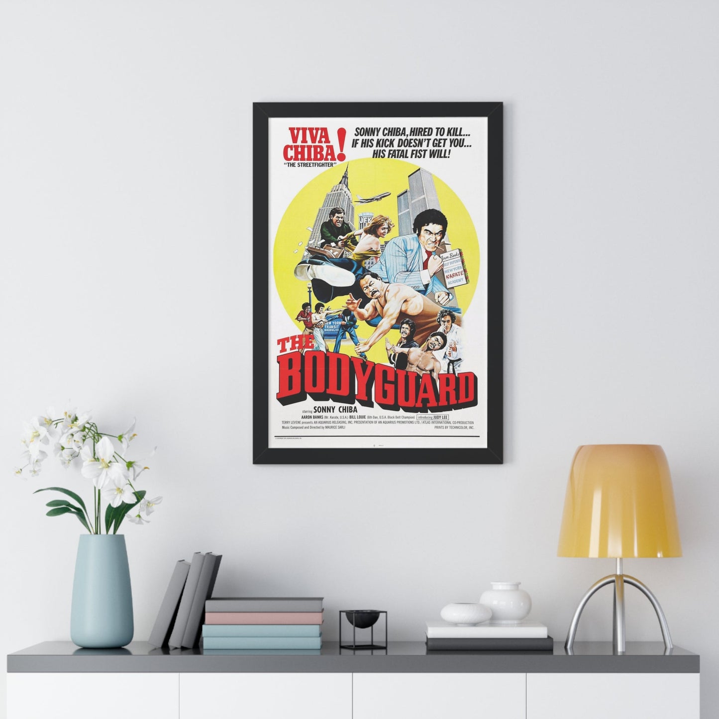 THE BODYGUARD 1973 - Framed Movie Poster-The Sticker Space