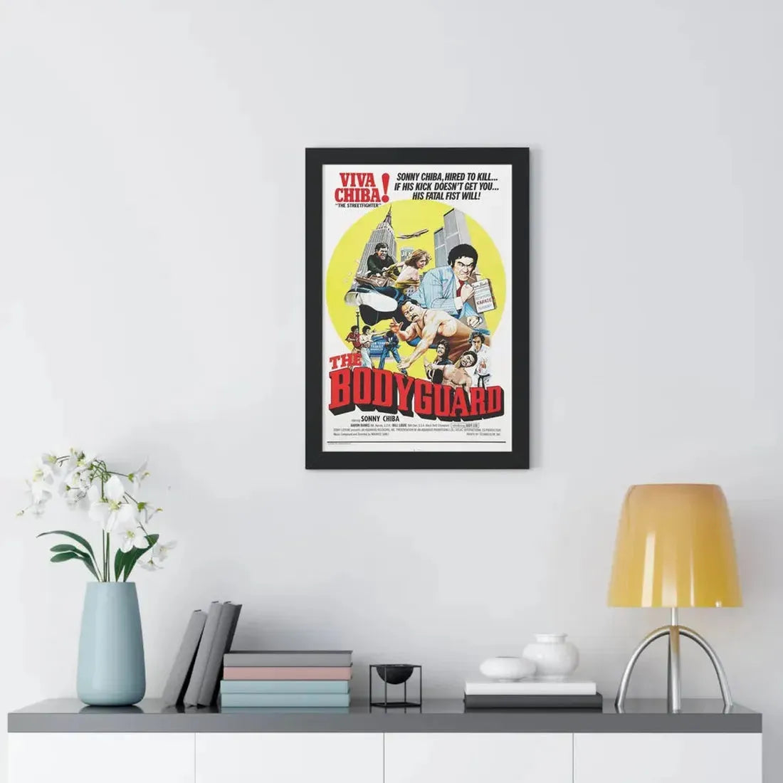 THE BODYGUARD 1973 - Framed Movie Poster - The Sticker Space