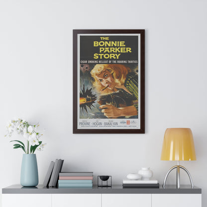 THE BONNIE PARKER STORY 1958 - Framed Movie Poster-The Sticker Space