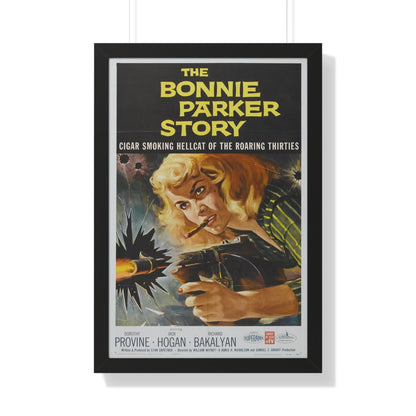 THE BONNIE PARKER STORY 1958 - Framed Movie Poster-20" x 30"-The Sticker Space