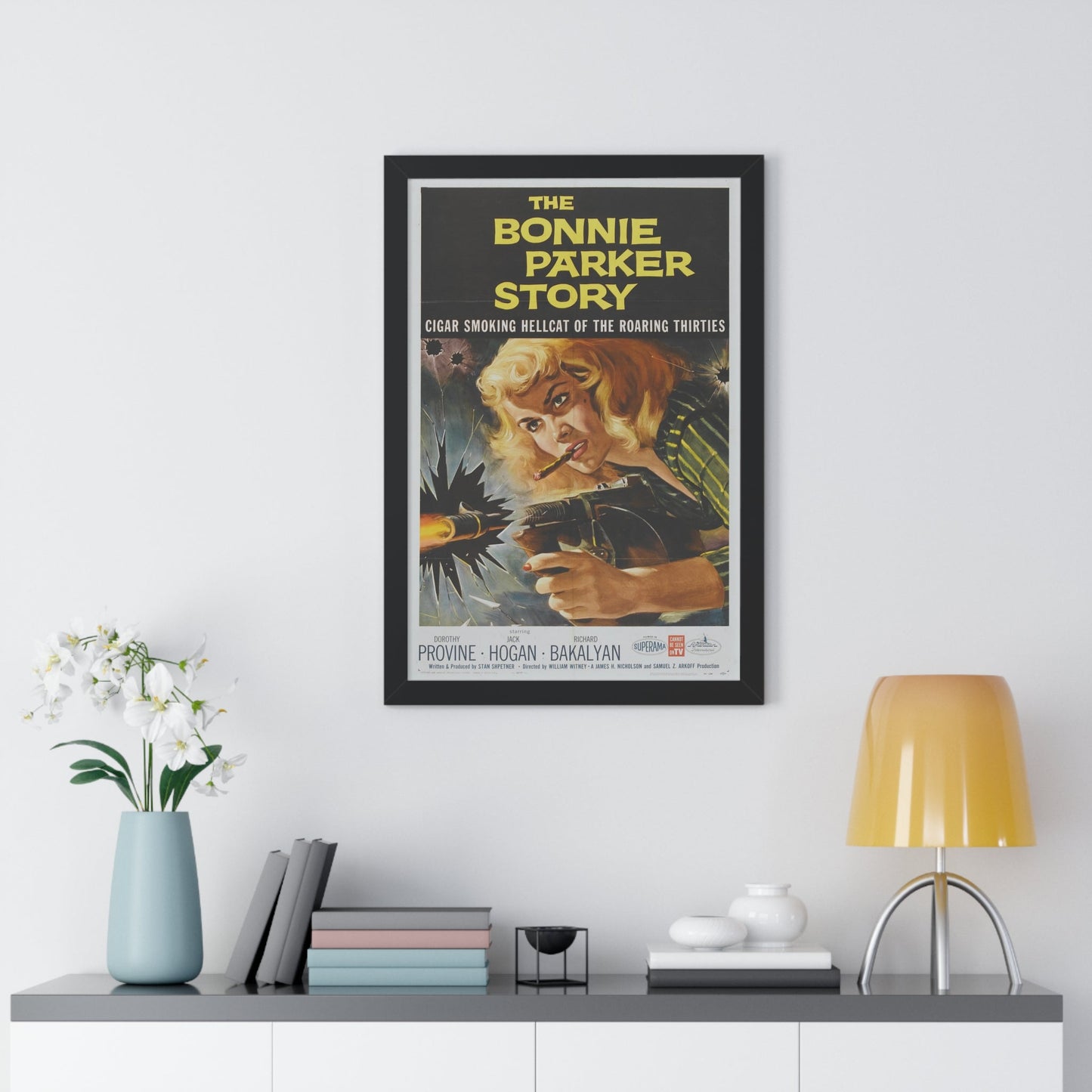 THE BONNIE PARKER STORY 1958 - Framed Movie Poster-The Sticker Space