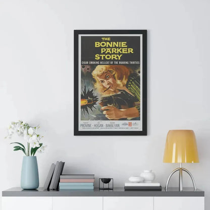 THE BONNIE PARKER STORY 1958 - Framed Movie Poster - The Sticker Space