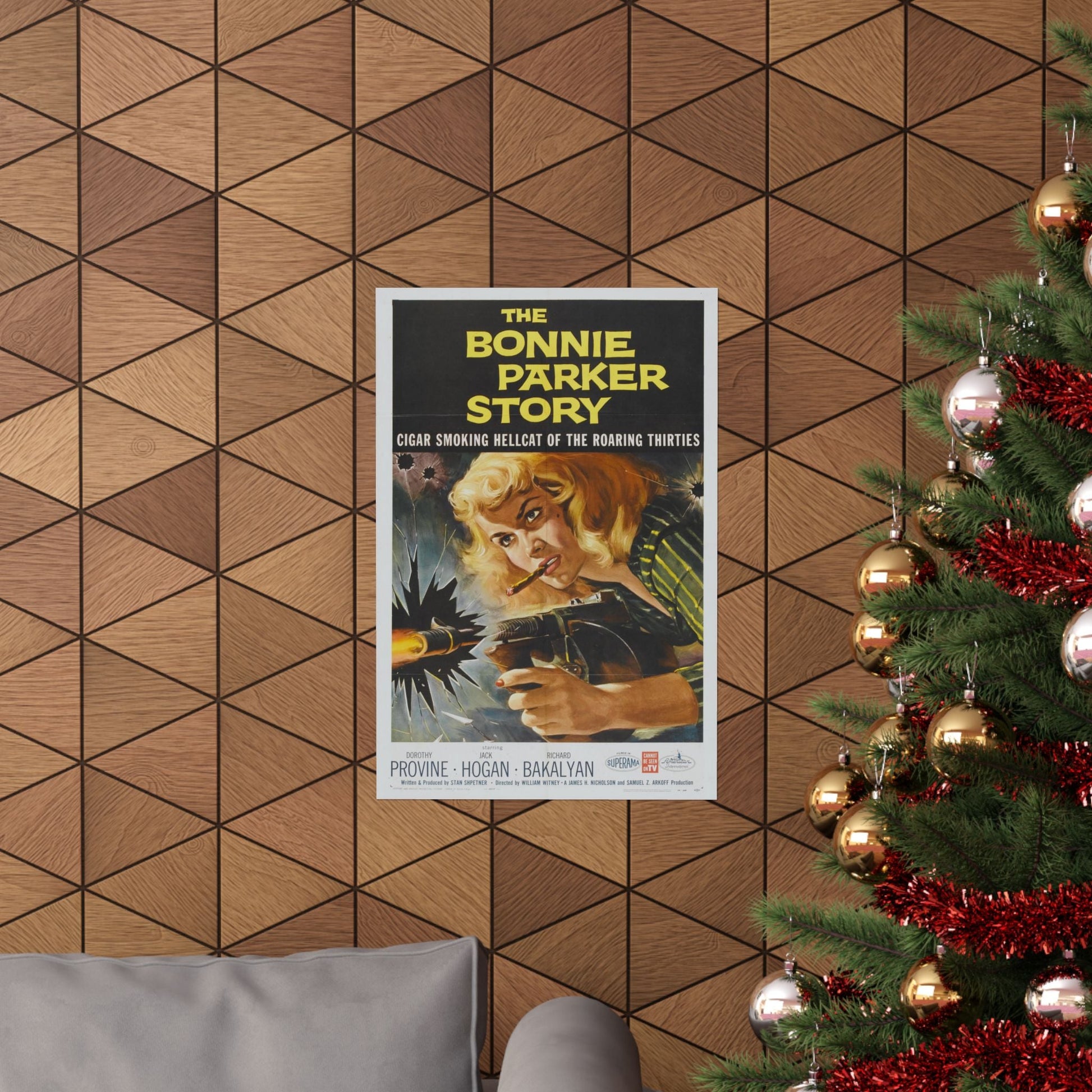 THE BONNIE PARKER STORY 1958 - Paper Movie Poster-The Sticker Space