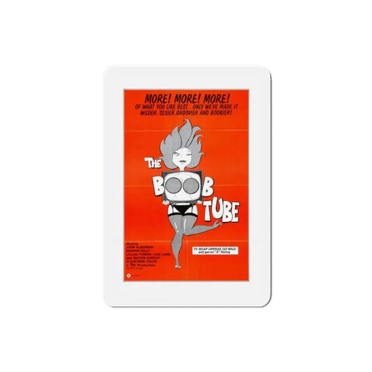 The Boob Tube 1975 Movie Poster Refrigerator Magnet 2 Inch - The Sticker Space