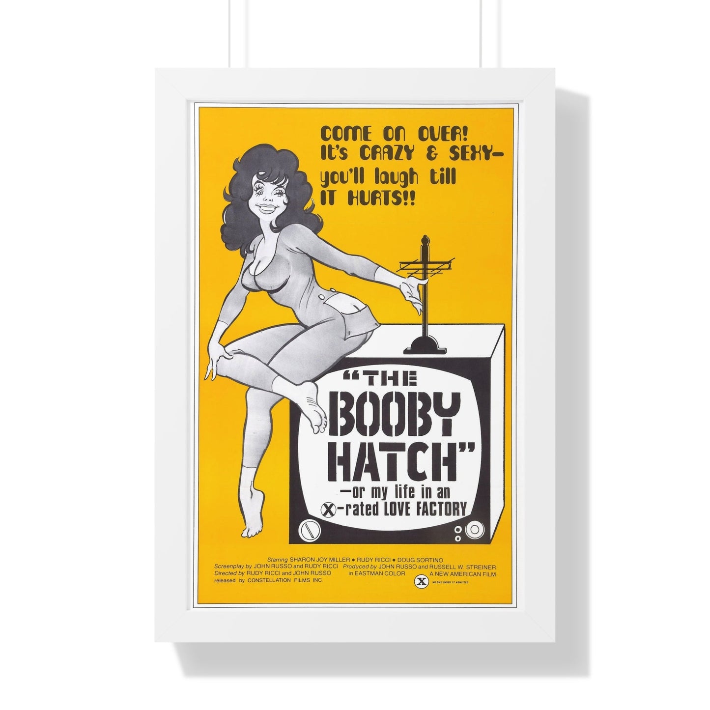 THE BOOBY HATCH 1976 - Framed Movie Poster-16″ x 24″-The Sticker Space