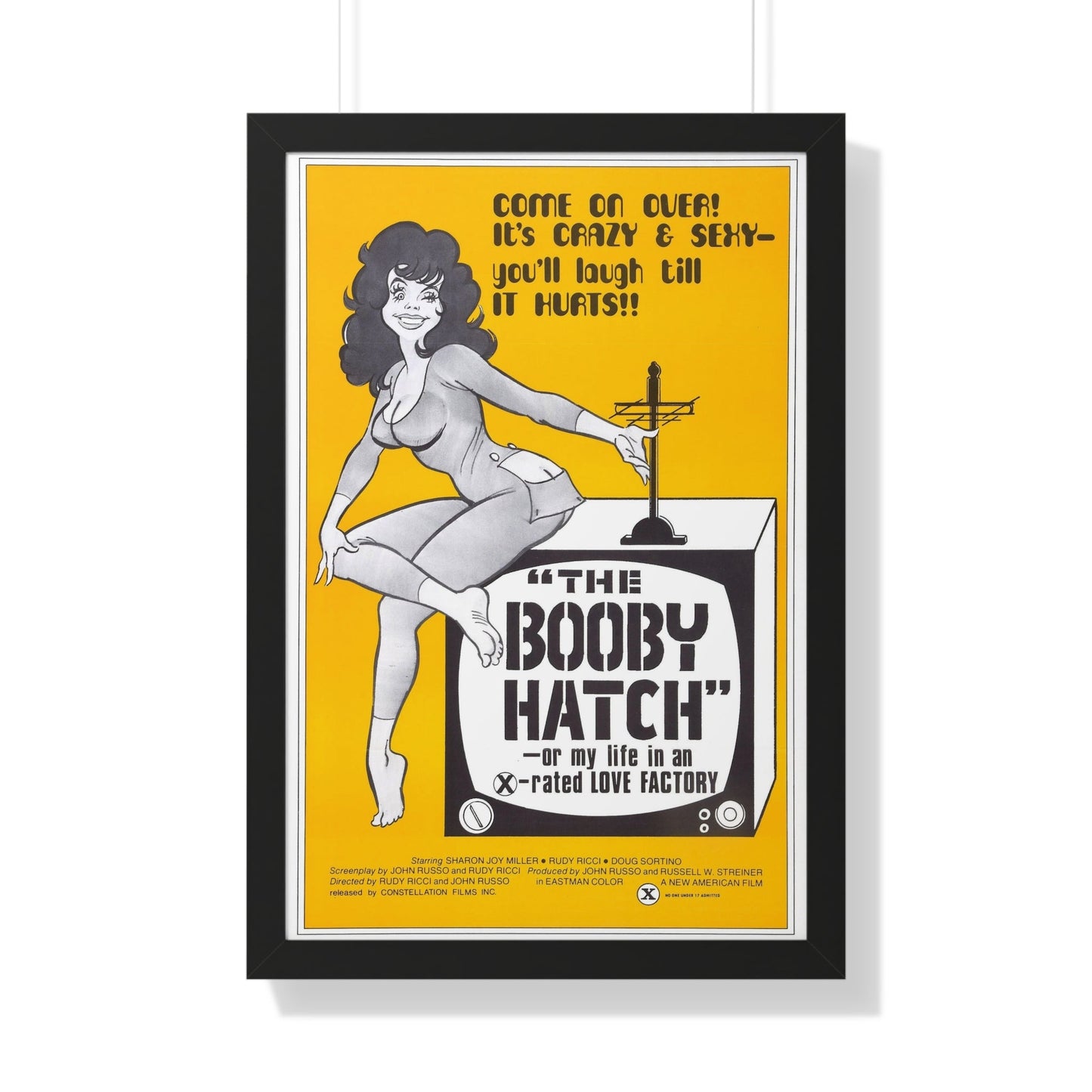 THE BOOBY HATCH 1976 - Framed Movie Poster-20" x 30"-The Sticker Space