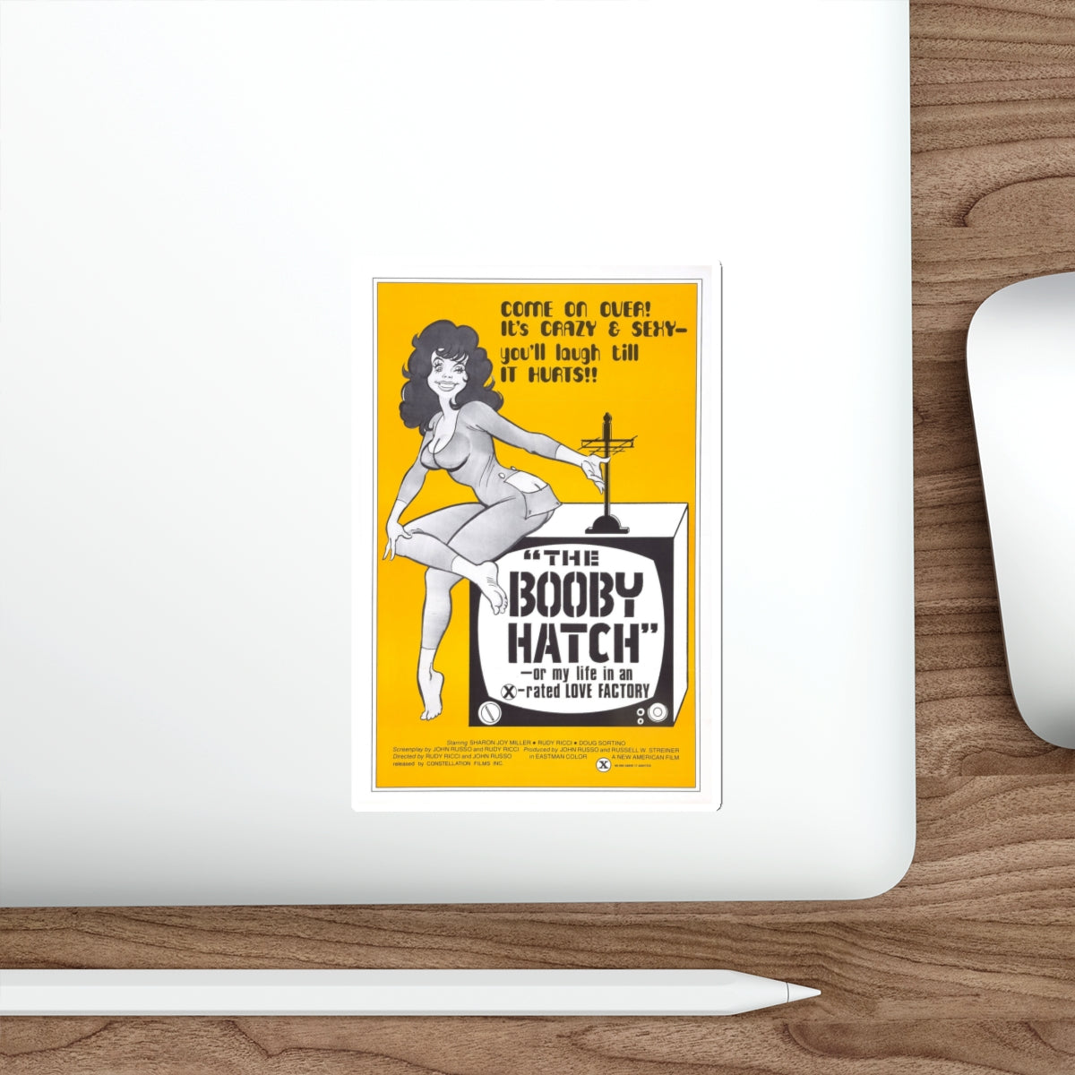 THE BOOBY HATCH 1976 Movie Poster STICKER Vinyl Die-Cut Decal-The Sticker Space