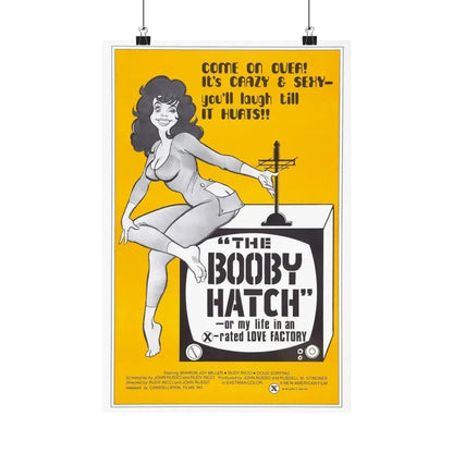 THE BOOBY HATCH 1976 - Paper Movie Poster 12″ x 18″ Matte - The Sticker Space