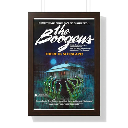 THE BOOGENS 1981 - Framed Movie Poster 16″ x 24″ Walnut - The Sticker Space