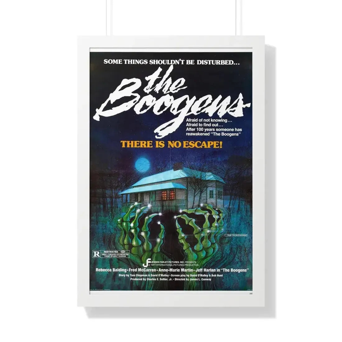 THE BOOGENS 1981 - Framed Movie Poster 20" x 30" White - The Sticker Space