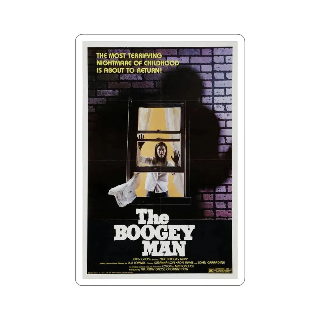 The Boogey Man 1980 Movie Poster STICKER Vinyl Die-Cut Decal 6 Inch - The Sticker Space