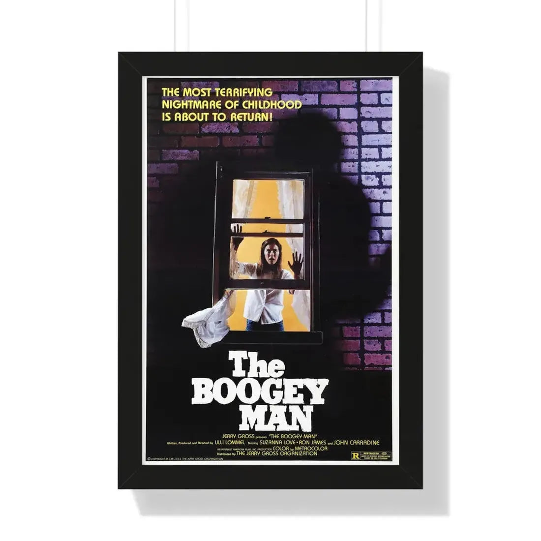 THE BOOGEYMAN 1980 - Framed Movie Poster 16″ x 24″ Black - The Sticker Space
