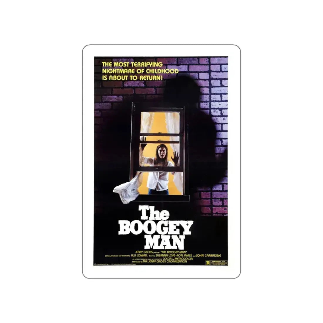 THE BOOGEYMAN 1980 Movie Poster STICKER Vinyl Die-Cut Decal 3 Inch - The Sticker Space