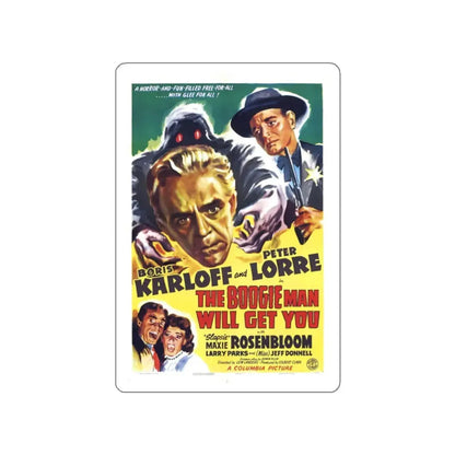 THE BOOGIE MAN WILL GET YOU 1942 Movie Poster STICKER Vinyl Die-Cut Decal 2 Inch - The Sticker Space