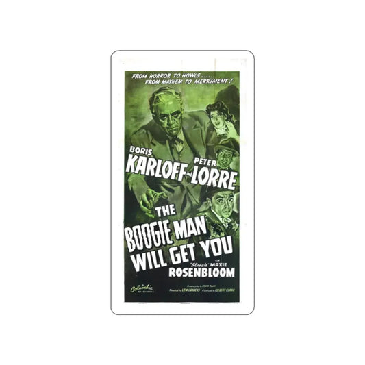 THE BOOGIE MAN WILL GET YOU (2) 1942 Movie Poster STICKER Vinyl Die-Cut Decal 2 Inch - The Sticker Space