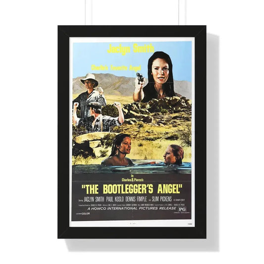 THE BOOTLEGGER'S ANGEL 1974 - Framed Movie Poster 16″ x 24″ Black - The Sticker Space