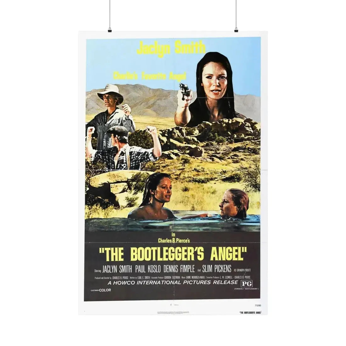 THE BOOTLEGGER'S ANGEL 1974 - Paper Movie Poster 36" x 54" Matte - The Sticker Space