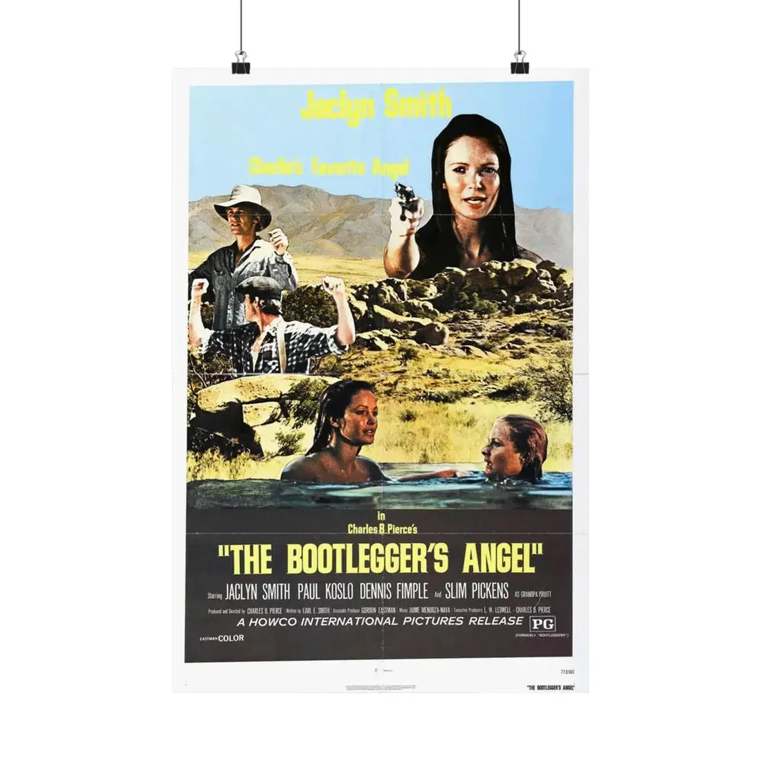 THE BOOTLEGGER'S ANGEL 1974 - Paper Movie Poster - The Sticker Space