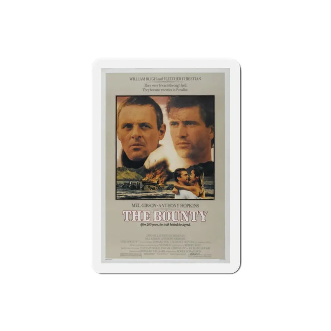 The Bounty 1984 Movie Poster Refrigerator Magnet 2 Inch - The Sticker Space