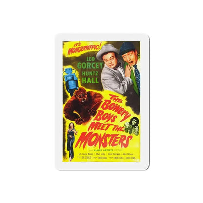 THE BOWERY BOYS MEET THE MONSTERS 1954 Movie Poster - Refrigerator Magnet 5 Inch Die-Cut - The Sticker Space