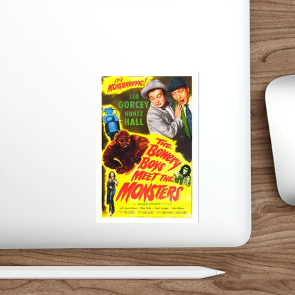 THE BOWERY BOYS MEET THE MONSTERS 1954 Movie Poster STICKER Vinyl Die-Cut Decal-The Sticker Space