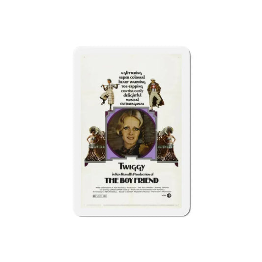 The Boy Friend 1971 Movie Poster Refrigerator Magnet 2 Inch - The Sticker Space