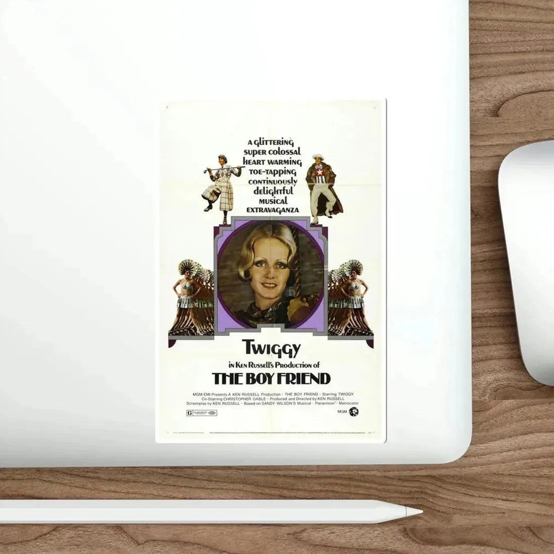 The Boy Friend 1971 Movie Poster STICKER Vinyl Die-Cut Decal - The Sticker Space