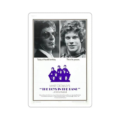 The Boys in the Band 1970 Movie Poster STICKER Vinyl Die-Cut Decal 6 Inch - The Sticker Space