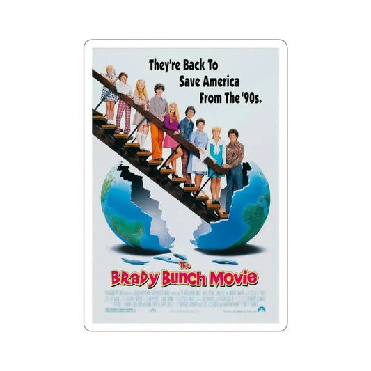 The Brady Bunch Movie 1995 Movie Poster STICKER Vinyl Die-Cut Decal 6 Inch - The Sticker Space