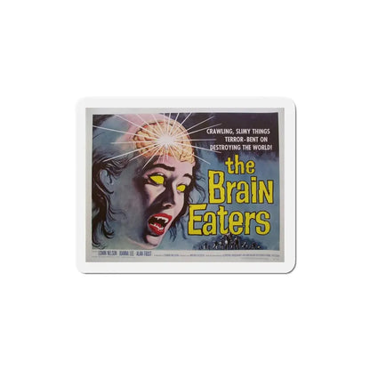 The Brain Eaters 1958 Movie Poster Refrigerator Magnet 5 Inch - The Sticker Space