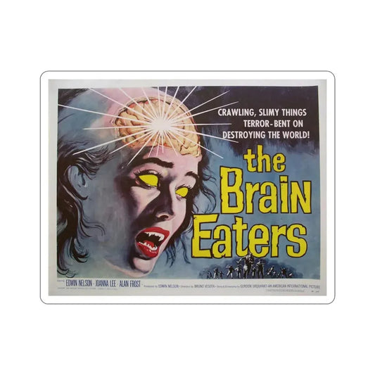 The Brain Eaters 1958 Movie Poster STICKER Vinyl Die-Cut Decal 6 Inch - The Sticker Space