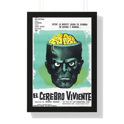 THE BRAIN (SPAIN) 1962 - Framed Movie Poster 16″ x 24″ Black - The Sticker Space