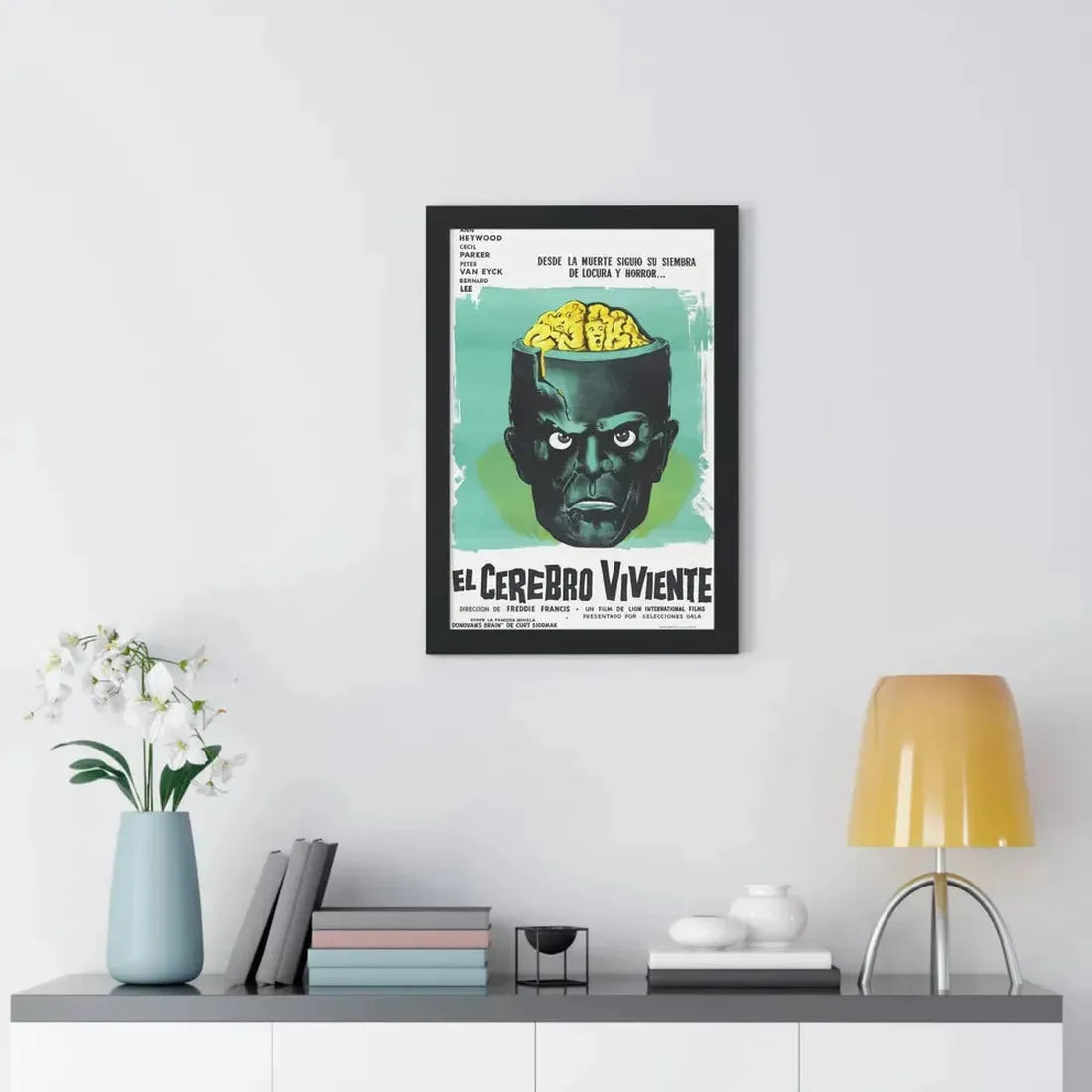 THE BRAIN (SPAIN) 1962 - Framed Movie Poster - The Sticker Space