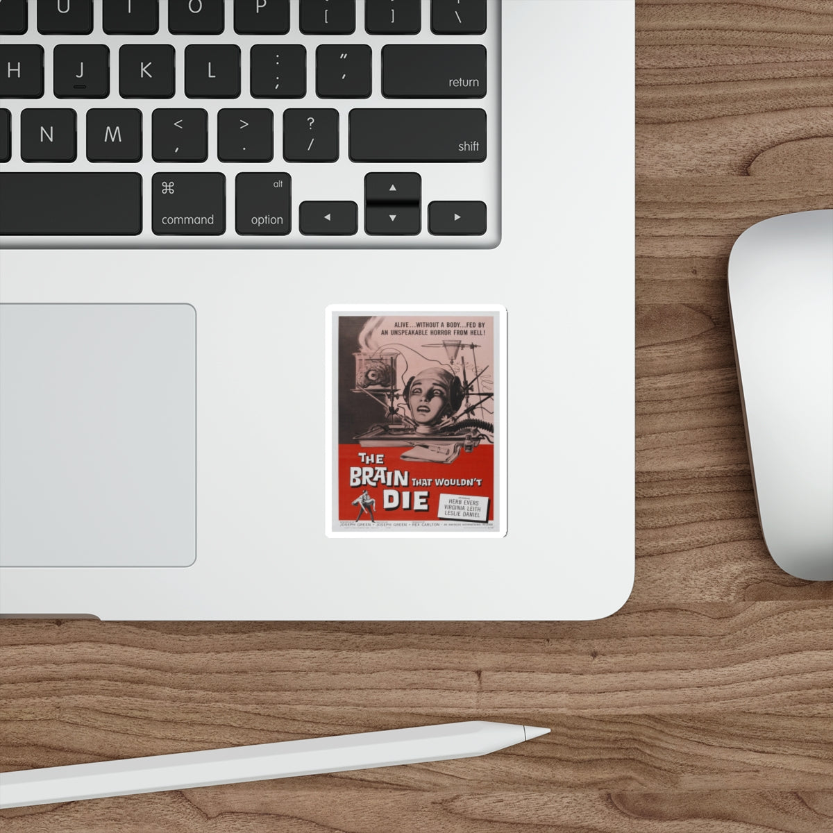 THE BRAIN THAT WOULDN'T DIE 1962 Movie Poster STICKER Vinyl Die-Cut Decal-The Sticker Space