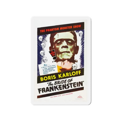 THE BRIDE OF FRANKENSTEIN (2) 1935 Movie Poster - Refrigerator Magnet 2 Inch Die-Cut - The Sticker Space