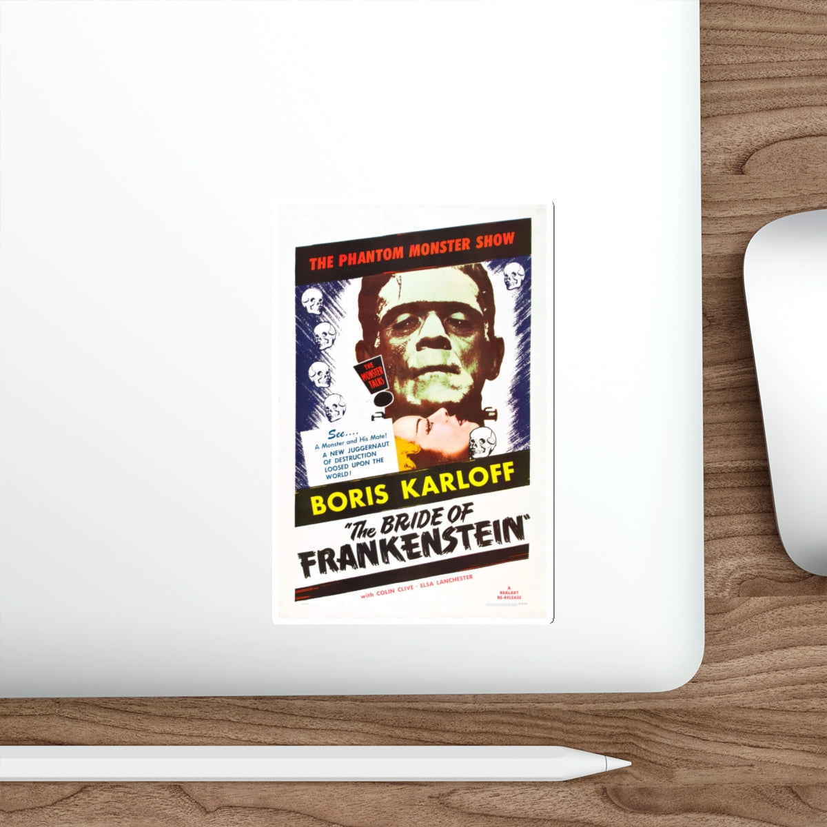 THE BRIDE OF FRANKENSTEIN (2) 1935 Movie Poster STICKER Vinyl Die-Cut Decal-The Sticker Space