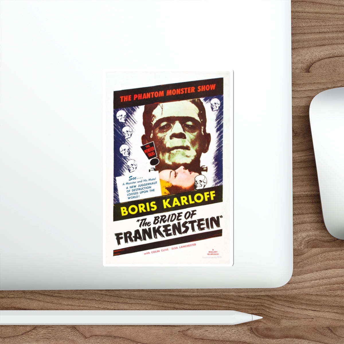 THE BRIDE OF FRANKENSTEIN (2) 1935 Movie Poster STICKER Vinyl Die-Cut Decal-The Sticker Space