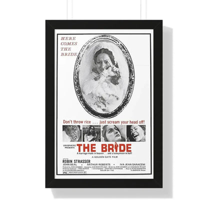 THE BRIDE (THE HOUSE THAT CRIED MURDER) 1973 - Framed Movie Poster 16″ x 24″ Black - The Sticker Space