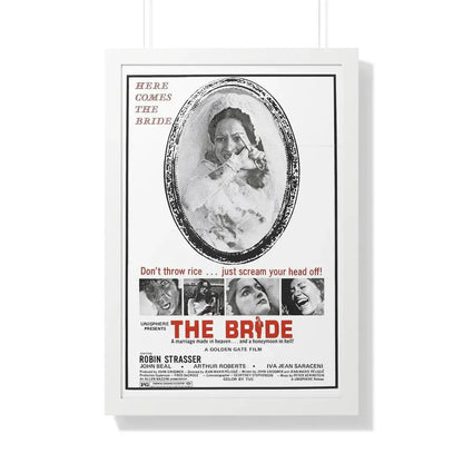 THE BRIDE (THE HOUSE THAT CRIED MURDER) 1973 - Framed Movie Poster 20" x 30" White - The Sticker Space