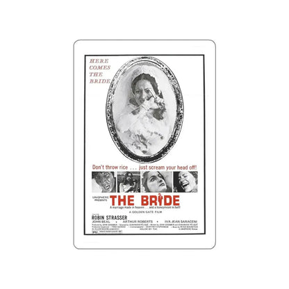 THE BRIDE (THE HOUSE THAT CRIED MURDER) 1973 Movie Poster STICKER Vinyl Die-Cut Decal 6 Inch - The Sticker Space