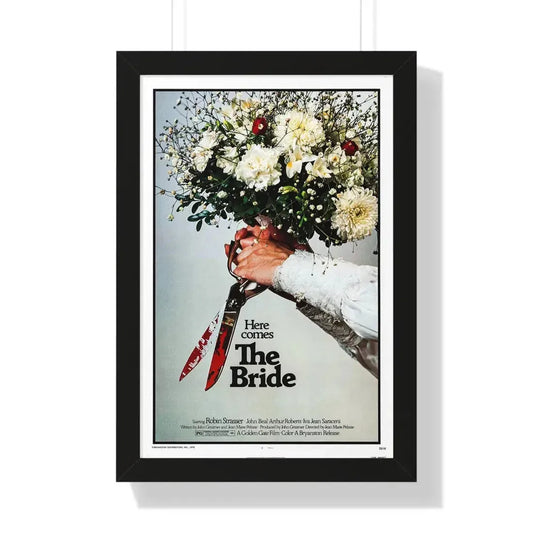 THE BRIDE (THE HOUSE THAT CRIED MURDER) 3 1973 - Framed Movie Poster 16″ x 24″ Black - The Sticker Space