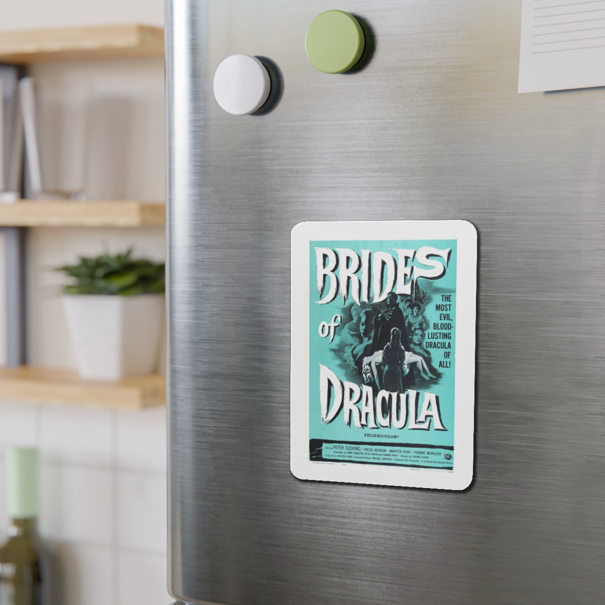 THE BRIDES OF DRACULA (2) 1960 Movie Poster - Refrigerator Magnet-The Sticker Space