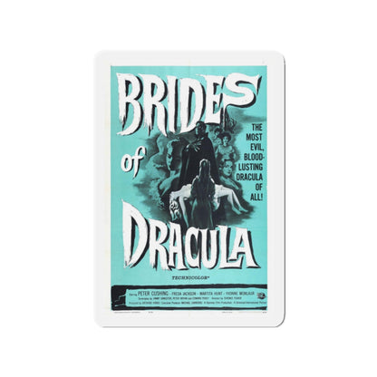 THE BRIDES OF DRACULA (2) 1960 Movie Poster - Refrigerator Magnet-2" x 2"-The Sticker Space