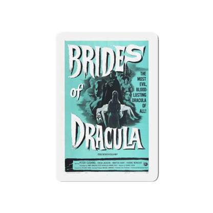THE BRIDES OF DRACULA (2) 1960 Movie Poster - Refrigerator Magnet 3 Inch Die-Cut - The Sticker Space