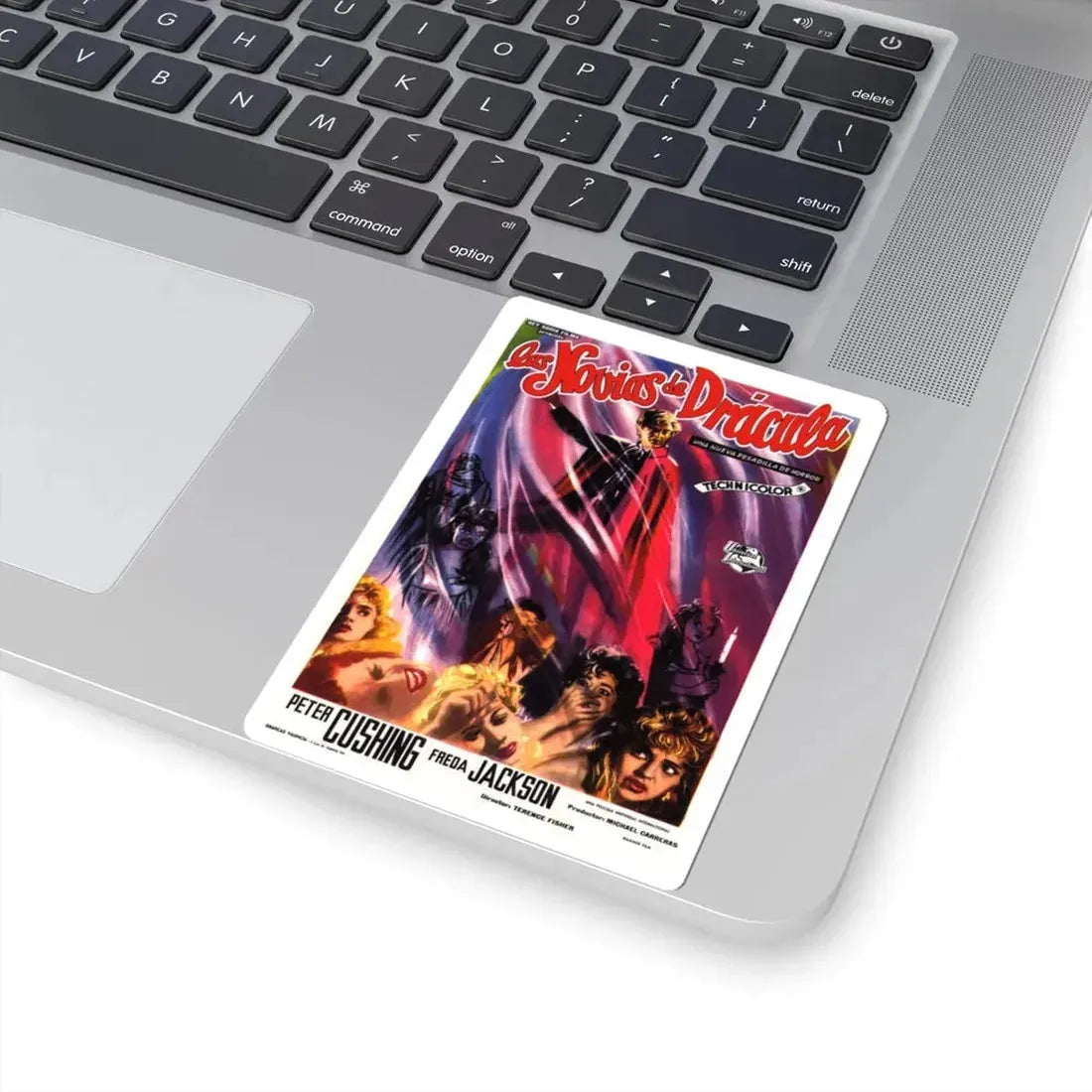 THE BRIDES OF DRACULA (SPANISH) 1960 Movie Poster - STICKER Vinyl Kiss-Cut Decal - The Sticker Space