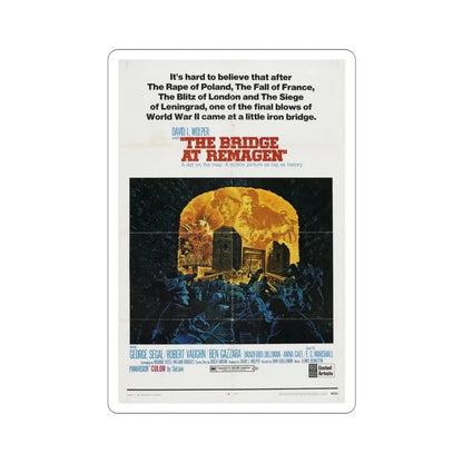 The Bridge at Remagen 1969 Movie Poster STICKER Vinyl Die-Cut Decal 4 Inch - The Sticker Space