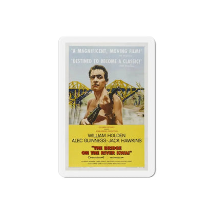The Bridge on the River Kwai 1957 Movie Poster Refrigerator Magnet 2 Inch - The Sticker Space