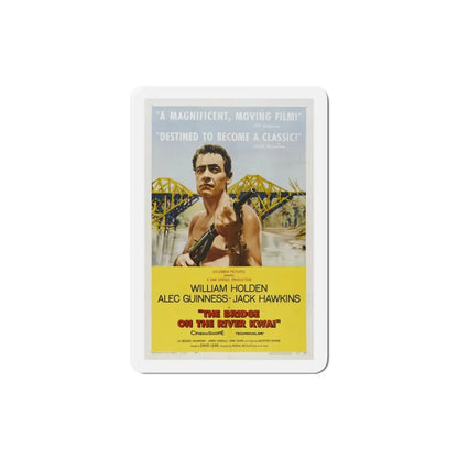 The Bridge on the River Kwai 1957 Movie Poster Refrigerator Magnet 3 Inch - The Sticker Space