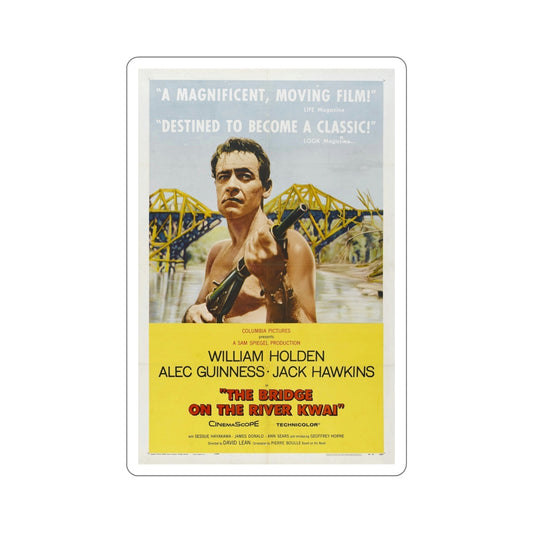 The Bridge on the River Kwai 1957 Movie Poster STICKER Vinyl Die-Cut Decal-6 Inch-The Sticker Space