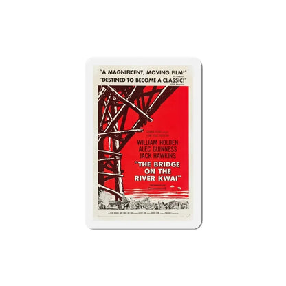 The Bridge on the River Kwai 1957 v2 Movie Poster Refrigerator Magnet - The Sticker Space
